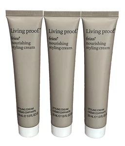 3x LIVING PROOF FRIZZ NOURISHING STYLING CREAM 1.0 oz / 30 ml Each NEW - Picture 1 of 1