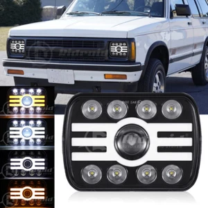 For 1982-1993 Chevy S10 Blazer GMC S15 7X6 Projector Halo Hi/Lo LED Headlight - Picture 1 of 19