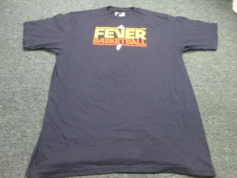ADIDAS WNBA INDIANA FEVER BASKETBALL T-SHIRT MEN'S SIZE L Cover