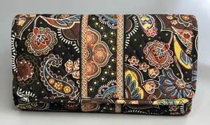 NWT Vera Bradley Kensington 40 Disc CD DVD Travel Storage Case Hook & Loop - Afbeelding 1 van 8