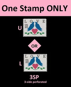 US 2441 Love Birds 25c 3SP single MNH 1990 - Picture 1 of 1