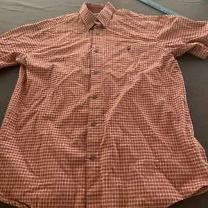 Wrangler Men's Button Down Shirt XL Red 20X Competition Advanced Comfort Cowboy - Picture 1 of 10