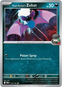Zubat 120/182 Pokemon Scarlet Violet Destined Rivals - Picture 1 of 1