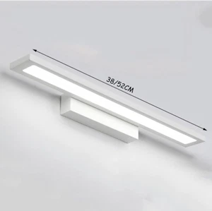 Lámpara de Pared Moderna Espejo Baño Pasillo Rectángulo Luz de Pared Blanco Frío Reino Unido - Imagen 1 de 4