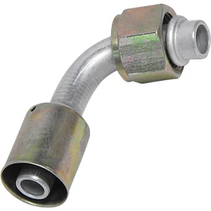 AJUSTE DE AIRE ACONDICIONADO, CRIMPADO BEADLOCK, ANILLO TÓRICO HEMBRA, TUERCA #12 DE 90 GRADOS, MANGUERA #12 35B1324 - Imagen 1 de 1