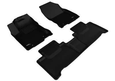 3D Maxpider 2015-2021 Lexus NX / NX Hybrid Kagu Black R1 R2 Floor Mats Foto 1 de 4