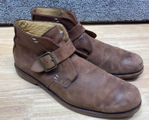 UGG Australia Men’s 12 Graham Tan Leather Monk Strap Boots Casual 100338T - Picture 1 of 11