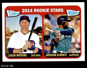 2014 Topps Heritage #166 Abraham Almonte RCs Cubs / Mariners RC 8 - NM/MT - Picture 1 of 2