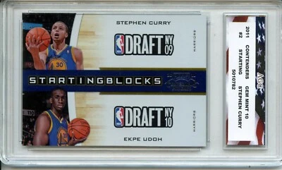 2011 Panini Contenders Starting Blocks #2 Stephen Curry AGC 10 Gem Mint - Image 1 of 2