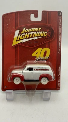 Chevy Panel Johnny Lightning White Lightning 40 Años 1950 Entrega Foto 1 de 4