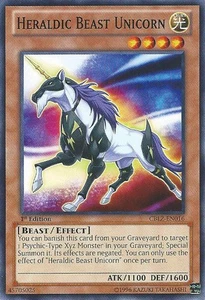 Heraldic Beast Unicorn - CBLZ-EN016 - Common - 1st Edition - Damaged - Picture 1 of 1