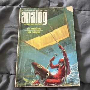 Analog Science Fiction Science Fact September 1966 FREE SHIPPING - Picture 1 of 10