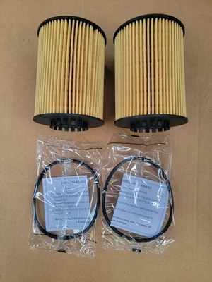 2 x Oil Filter X10023 For 2017, 2016, 2015, 2014, 2013, 2012 Volkswagen CC 3.6L Foto 1 de 4