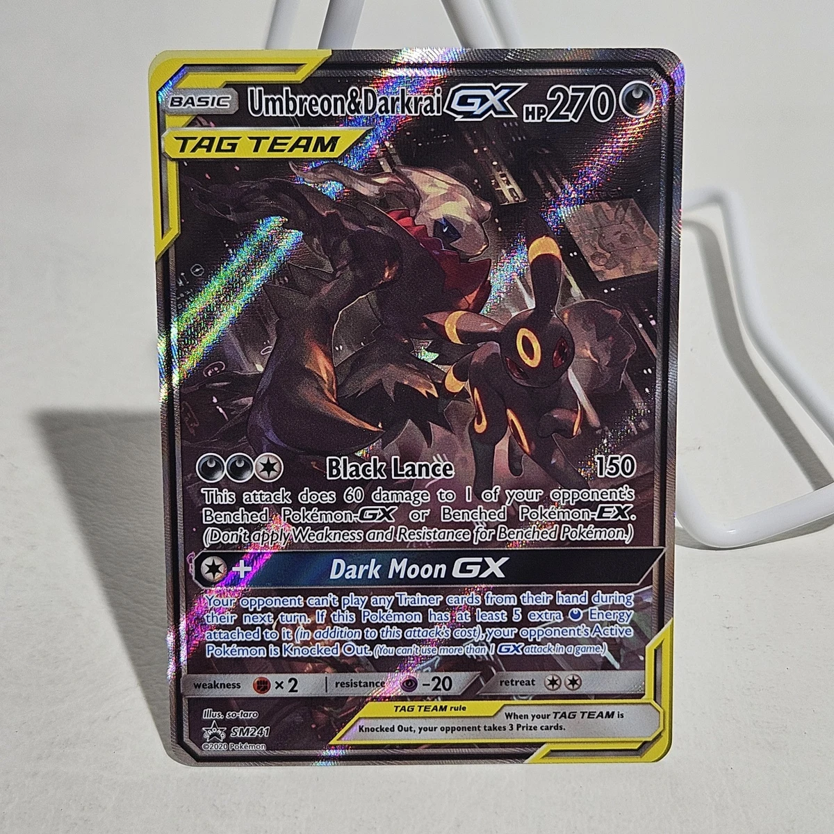 Pokémon TCG Umbreon & Darkrai GX Collectible Card Games
