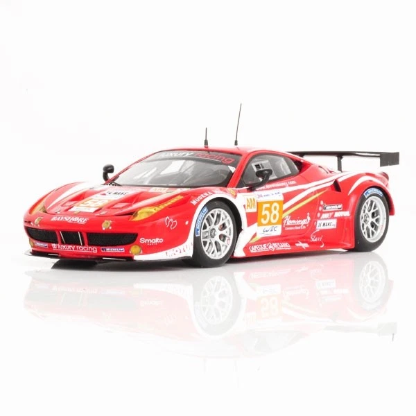 TSM FERRARI 458 ITALIA GTE AM #58 EQUIPO CARRERAS DE LUJO 24H LEMANS 2012 FUJIMI 1:43 Foto 1 de 3