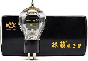 Par de tubos de vacío LINLAI 101D serie HIFI borosilicato rejilla dorada - nuevo en caja - Imagen 1 de 6