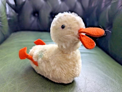 Steiff Ente Küken Steifftier 70er Retro schwimmend Plüschtier Mohair 60er G18 - Bild 1 von 4