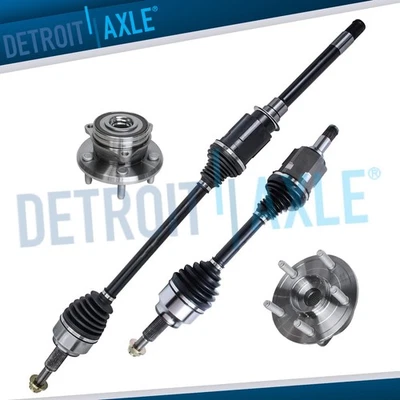 AWD Front CV Axle Shafts Wheel Hub Kit for 11-21 Dodge Durango Grand Cherokee - Image 1 of 4