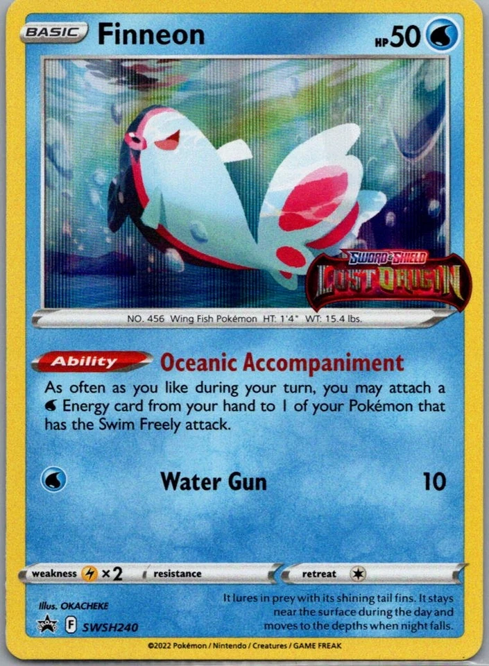 Finneon -  (Prerelease) Promo SWSH: Sword & Shield Promo Cards SWSH240 NM - Image 1 of 2