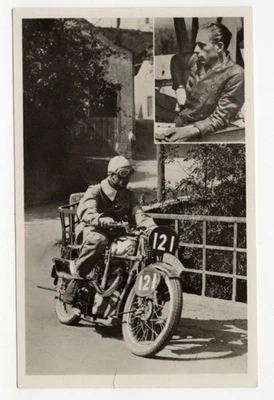 Autogramm Hans Soenius NSU Motorradrennfahrer 1938 Postkarte - Bild 1 von 2