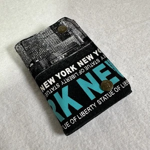 Robin Ruth New York Lady Liberty 5” Tri-Fold Wallet With Key Ring - Picture 1 of 8