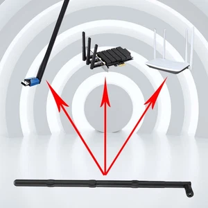 W218 WIFI 2.4GHz 18DBI High Gain Wireless Network Card Router Antenna NEW - Afbeelding 1 van 7
