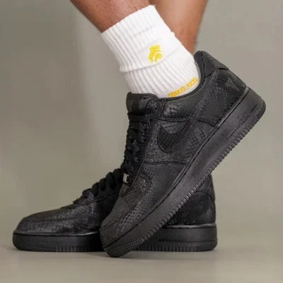 Nike Kobe Bryant x Air Force 1 Low Black IB0018 003 Men Size 9.5 - Image 1 of 4