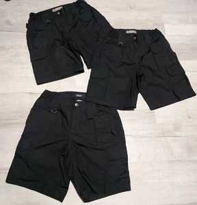 Lot of 5.11 Tactical Ripstop Cargo Shorts Womens Size 4 Black - Picture 1 of 7