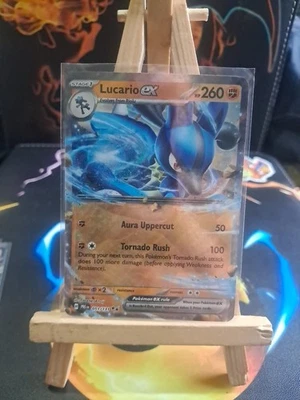 Juego de cartas coleccionables Pokémon: Lucario ex (doble raro) - Evoluciones prismáticas #051/131 Foto 1 de 2