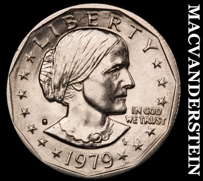Dólar Susan B. Anthony 1979-S - gema brillante sin circular sin precio base #G379 Foto 1 de 2