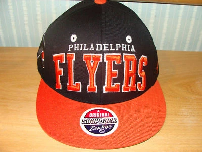 Zephyr Philadelphia Flyers Snapback Cap Hat NHL Black - Image 1 of 4