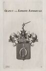 1830 Baworow Baworowski Wappen coat of arms Kupferstich engraving Heraldik