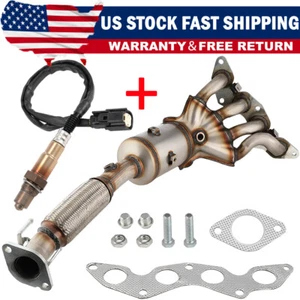 For Ford Focus 2012 -2018 2.0L Exhaust Manifold Catalytic Converter w/ O2 Sensor - Picture 1 of 21