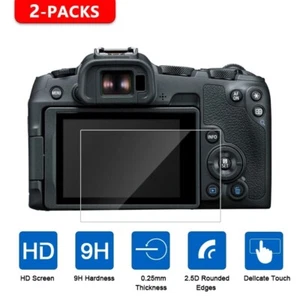 2 PIEZAS Película protectora de pantalla de vidrio para cámara Canon Eos R8 - Imagen 1 de 4