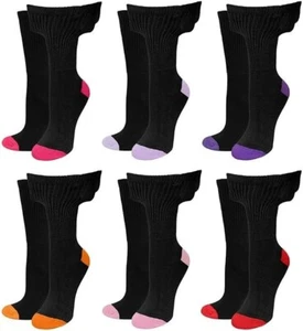 Calcetines sueltos súper suaves para mujer con tacón diabético 3/6/12 pares - Imagen 1 de 1