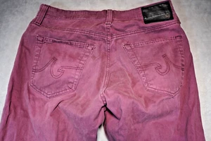 Adriano Goldschmied AG Pants Mens 31x32 Everett Slim Straight Purple Stretch - Picture 1 of 11