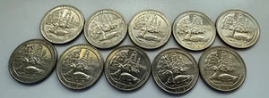US Quarter 2018 D Voyageurs Minnesota America The Beautiful Set of 10 coins - Bild 1 von 8