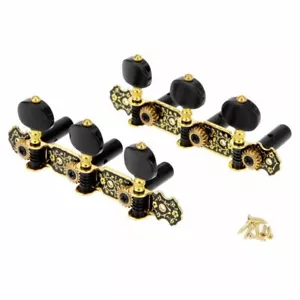 Classic Guitar Tuning Pegs Machine Heads String Gold Keys Tuners Set Accessories - Picture 1 of 6