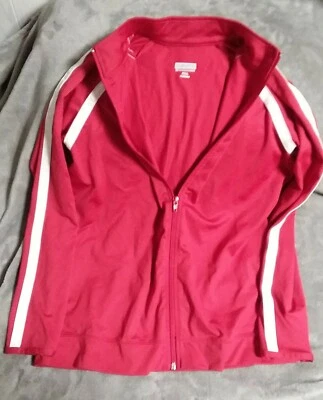 Chaqueta deportiva Augusta grande roja para niñas Foto 1 de 4