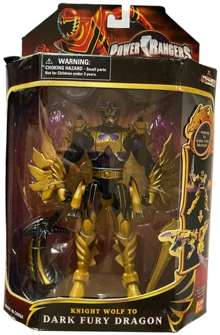 Bandai Power Ranger Mystic Force Knight Wolf to Dark Fury Dragon Figure NEW 2006 Cover