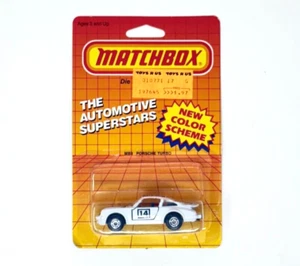 Matchbox 1986 Porsche Turbo Bianco MB3 (MIB) - Foto 1 di 1