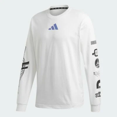 ADIDAS MENS  'GLOBAL'  LONG SLEEVE TEE - Image 1 of 4