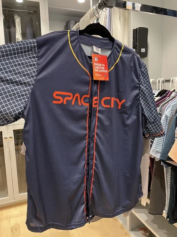 Astros Space City Jose Altuve MLB Jersey Size XL Cover