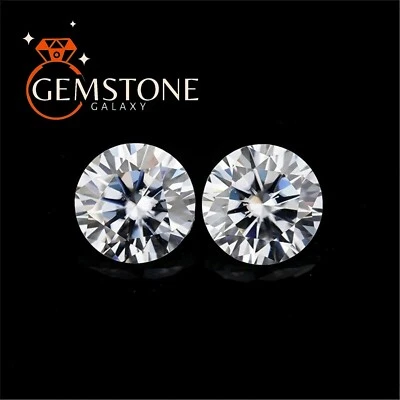 Certified SI1 D Round 4 Ct Brilliant Lab Grown Daimond Estate Vintage Antique - Image 1 of 4