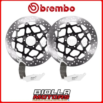 KIT PASTIGLIE + DISCHI BREMBO DUCATI SPORTCLASSIC GT 1000 2009 ANTERIORE [LA - F Foto 1 de 4