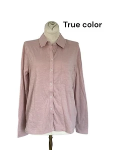 Camisa de punto Boden rosa con botones talla 4 nueva con etiquetas - Imagen 1 de 9