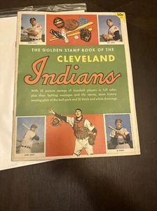 1955 Cleveland Indians Golden Stamp book complete - Picture 1 of 9