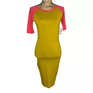 Abito donna Lularoe Julia taglia XXS 2XS blu elasticizzato lunghezza ginocchio (1000) - Foto 1 di 9