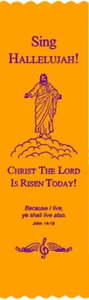"Sing Hallelujah!..." Easter Bible Bookmark Ribbons, pack of 10 (#6-743) - Picture 1 of 1