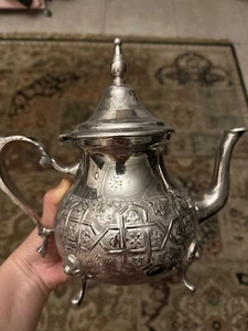 Moroccan exquisite Teapod pure stainless-steal 729gm to elevate your tea journey - Picture 1 of 8